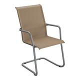 Schaffner Locarno Fauteuil Cantilever empilable – Marron Crème 28 / Graphite 73