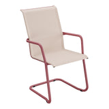 Schaffner Locarno Fauteuil Cantilever empilable – Fleur de Cerisier 48 / Bordeaux 38