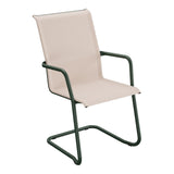 Schaffner Locarno Fauteuil Cantilever empilable – Fleur de Cerisier 48 / Vert Sapin 66