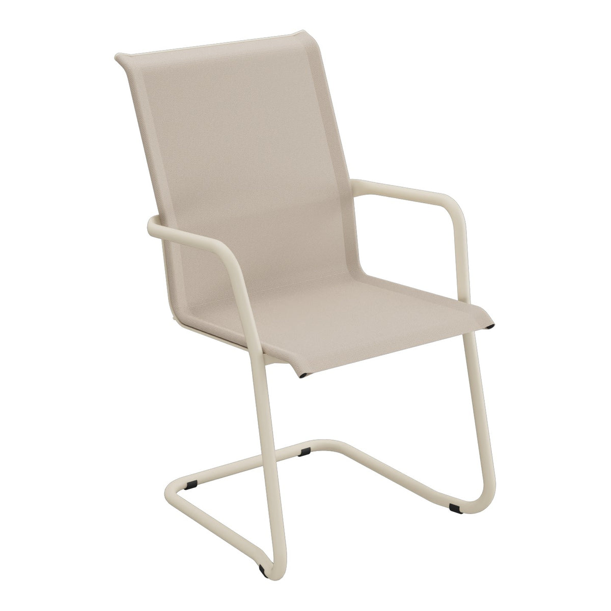 Schaffner Locarno Fauteuil Cantilever empilable – Sable 81 / Champagne 85