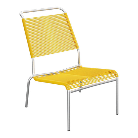Schaffner Säntis Chaise basse Haut dossier Spaghetti – Jaune 11 / Galvanisé à chaud 02