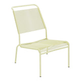 Schaffner Säntis Chaise basse Haut dossier Spaghetti – Jaune Buis 18 / Jaune Buis 18