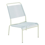 Schaffner Säntis Chaise basse Haut dossier Spaghetti – Bleu Pastel 51 / Vert Pastel 64