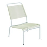 Schaffner Säntis Chaise basse Haut dossier Spaghetti – Vert Pastel 64 / Bleu Pastel 51