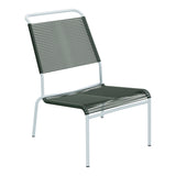 Schaffner Säntis Chaise basse Haut dossier Spaghetti – Vert Sapin 66 / Bleu Pastel 51