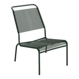 Schaffner Säntis Chaise basse Haut dossier Spaghetti – Vert Sapin 66 / Vert Sapin 66