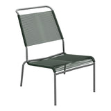 Schaffner Säntis Chaise basse Haut dossier Spaghetti – Vert Sapin 66 / Graphite 73
