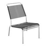 Schaffner Säntis Chaise basse Haut dossier Spaghetti – Anthracite 77 / Galvanisé à chaud 02