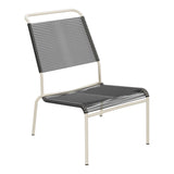 Schaffner Säntis Chaise basse Haut dossier Spaghetti – Anthracite 77 / Sable Pastel 15