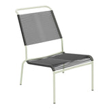 Schaffner Säntis Chaise basse Haut dossier Spaghetti – Anthracite 77 / Vert Pastel 64