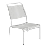Schaffner Säntis Chaise basse Haut dossier Spaghetti – Gris Argent 78 / Gris Argent 78