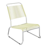 Schaffner Säntis Chaise basse Haut dossier luge Spaghetti – Jaune Buis 18 / Galvanisé à chaud 02