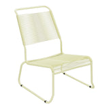 Schaffner Säntis Chaise basse Haut dossier luge Spaghetti – Jaune Buis 18 / Jaune Buis 18