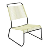 Schaffner Säntis Chaise basse Haut dossier luge Spaghetti – Jaune Buis 18 / Anthracite 77