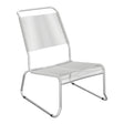 Schaffner Säntis Chaise basse Haut dossier luge Spaghetti – Gris Argent 78 / Galvanisé à chaud 02