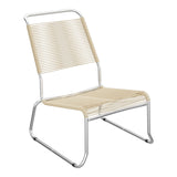 Schaffner Säntis Chaise basse Haut dossier luge Spaghetti – Marron Pastel 83 / Galvanisé à chaud 02