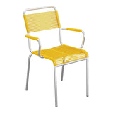 Schaffner Rigi fauteuil repas Spaghetti – Jaune 11 / Galvanisé à chaud 02