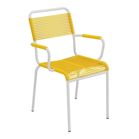 Schaffner Rigi fauteuil repas Spaghetti – Jaune 11 / Gris Argent 78