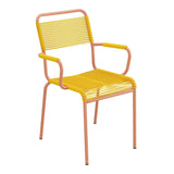 Schaffner Rigi fauteuil repas Spaghetti – Jaune 11 / Terracotta 84