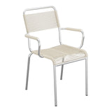 Schaffner Rigi fauteuil repas Spaghetti – Sable Pastel 15 / Galvanisé à chaud 02