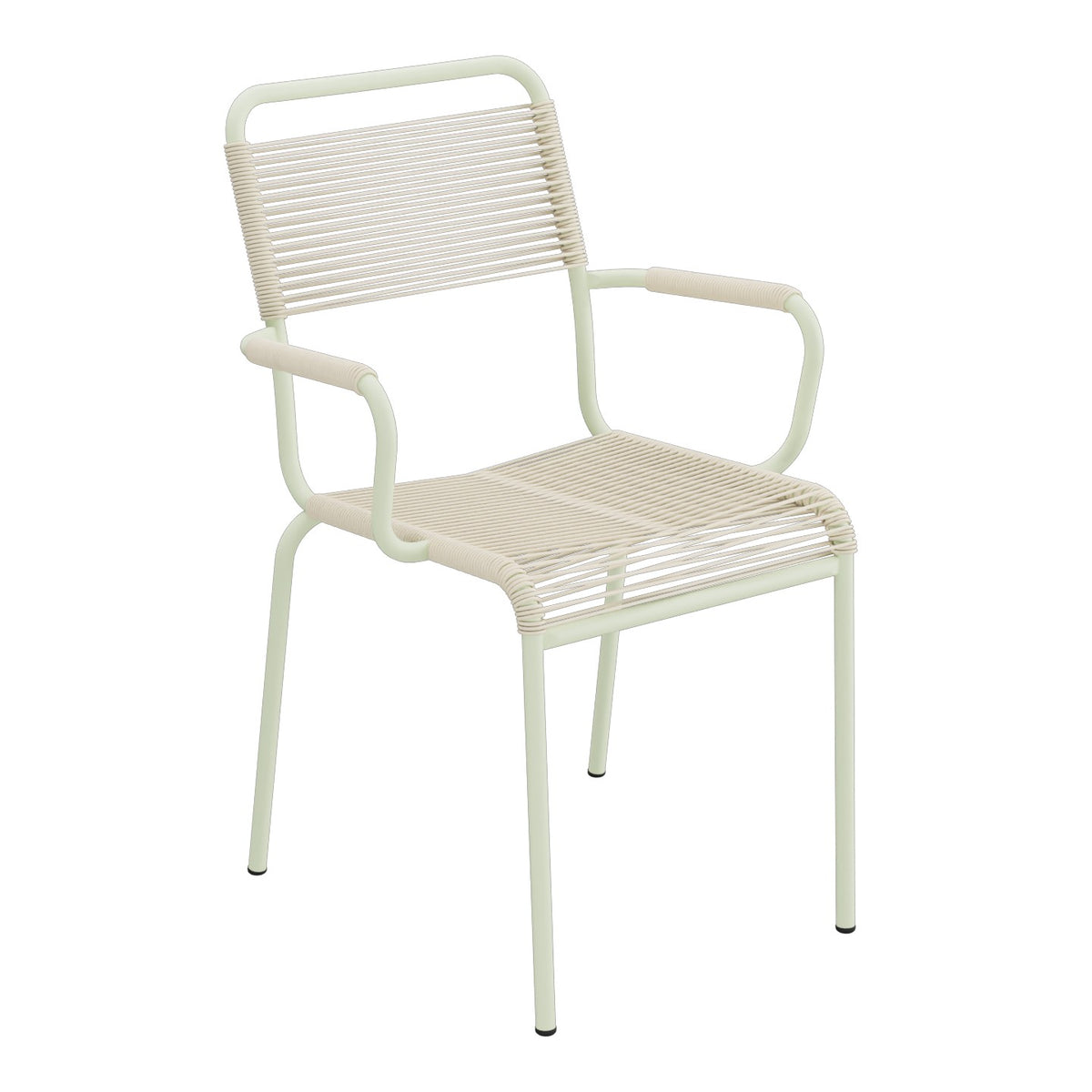 Schaffner Rigi fauteuil repas Spaghetti – Sable Pastel 15 / Vert Pastel 64