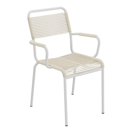 Schaffner Rigi fauteuil repas Spaghetti – Sable Pastel 15 / Gris Argent 78