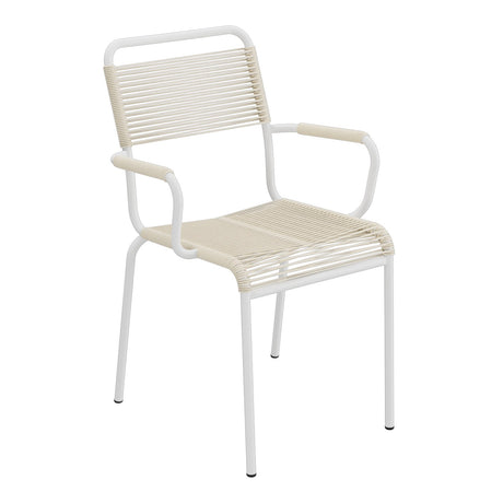 Schaffner Rigi fauteuil repas Spaghetti – Sable Pastel 15 / Blanc 90