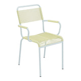 Schaffner Rigi fauteuil repas Spaghetti – Jaune Buis 18 / Bleu Pastel 51