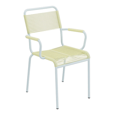 Schaffner Rigi fauteuil repas Spaghetti – Jaune Buis 18 / Bleu Pastel 51