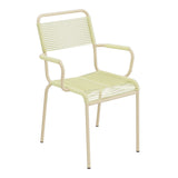 Schaffner Rigi fauteuil repas Spaghetti – Jaune Buis 18 / Marron Pastel 83