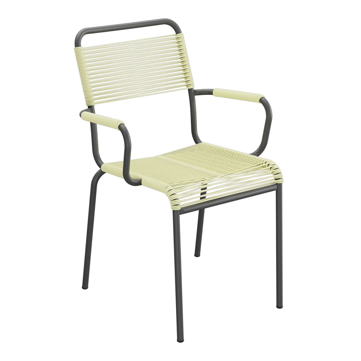 Schaffner Rigi fauteuil repas Spaghetti – Jaune Buis 18 / Noir 91