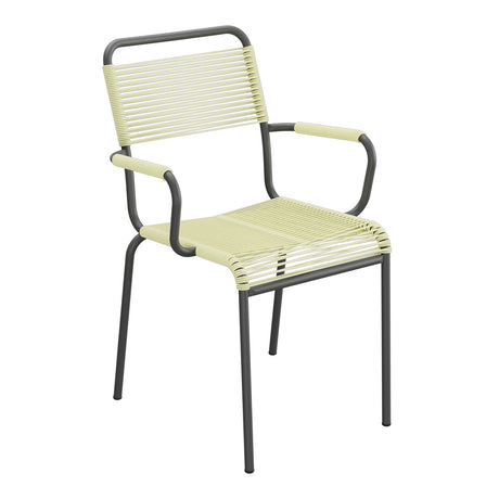 Schaffner Rigi fauteuil repas Spaghetti – Jaune Buis 18 / Noir 91