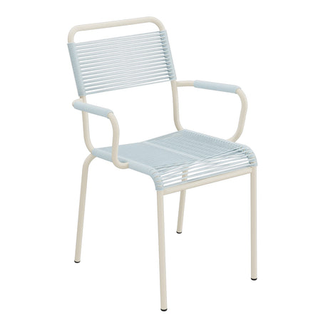 Schaffner Rigi fauteuil repas Spaghetti – Bleu Pastel 51 / Sable Pastel 15