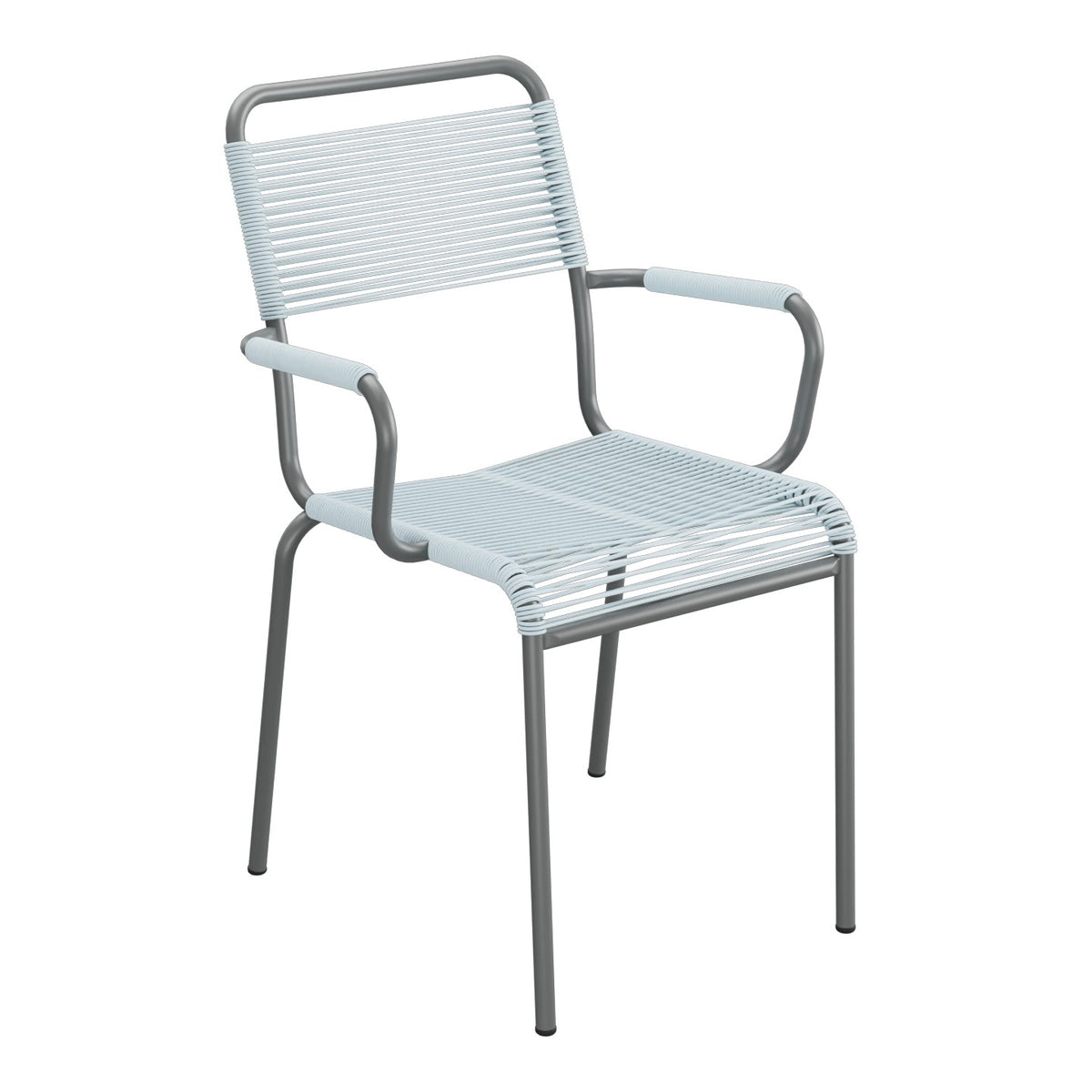 Schaffner Rigi fauteuil repas Spaghetti – Bleu Pastel 51 / Graphite 73