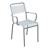 Schaffner Rigi fauteuil repas Spaghetti – Bleu Pastel 51 / Graphite 73