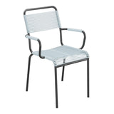 Schaffner Rigi fauteuil repas Spaghetti – Bleu Pastel 51 / Anthracite 77