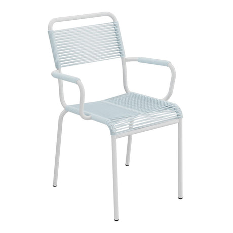 Schaffner Rigi fauteuil repas Spaghetti – Bleu Pastel 51 / Gris Argent 78