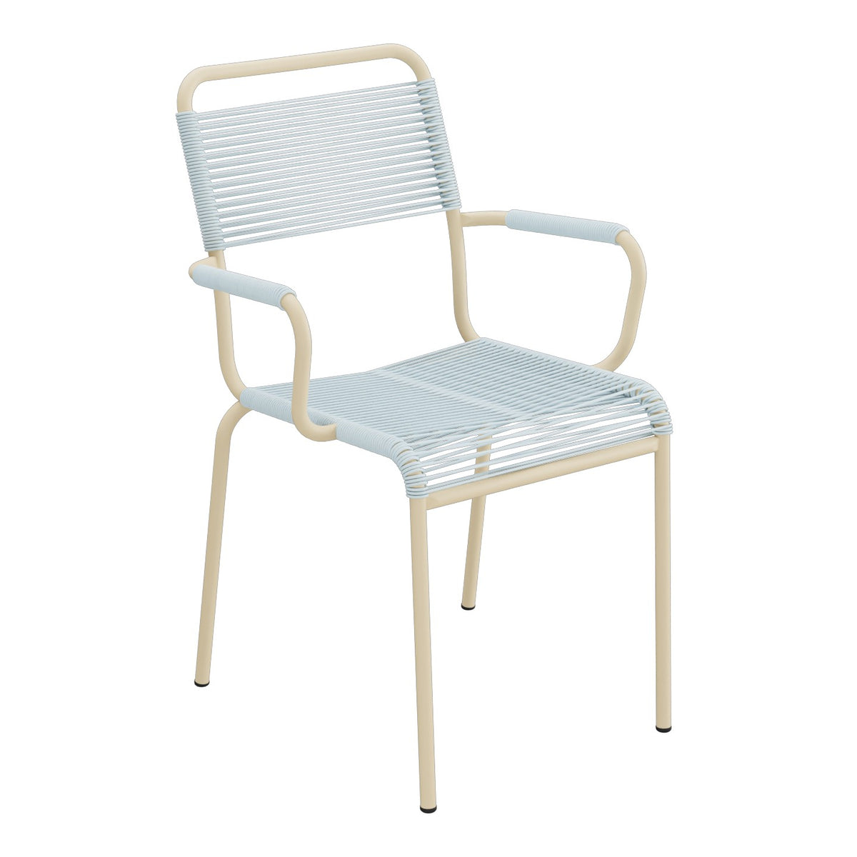 Schaffner Rigi fauteuil repas Spaghetti – Bleu Pastel 51 / Marron Pastel 83