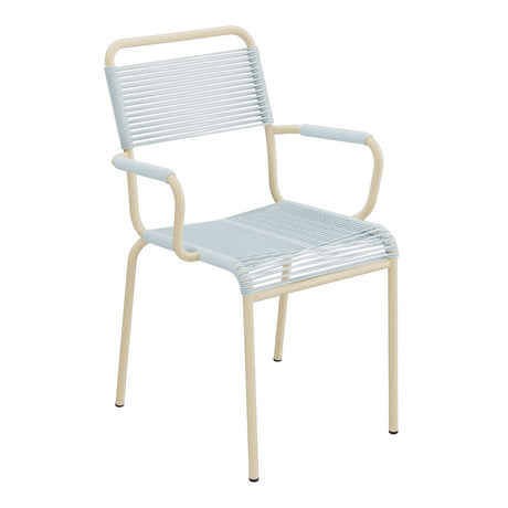 Schaffner Rigi fauteuil repas Spaghetti – Bleu Pastel 51 / Marron Pastel 83