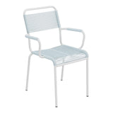 Schaffner Rigi fauteuil repas Spaghetti – Bleu Pastel 51 / Blanc 90