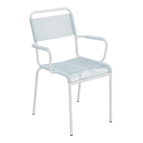 Schaffner Rigi fauteuil repas Spaghetti – Bleu Pastel 51 / Blanc 90