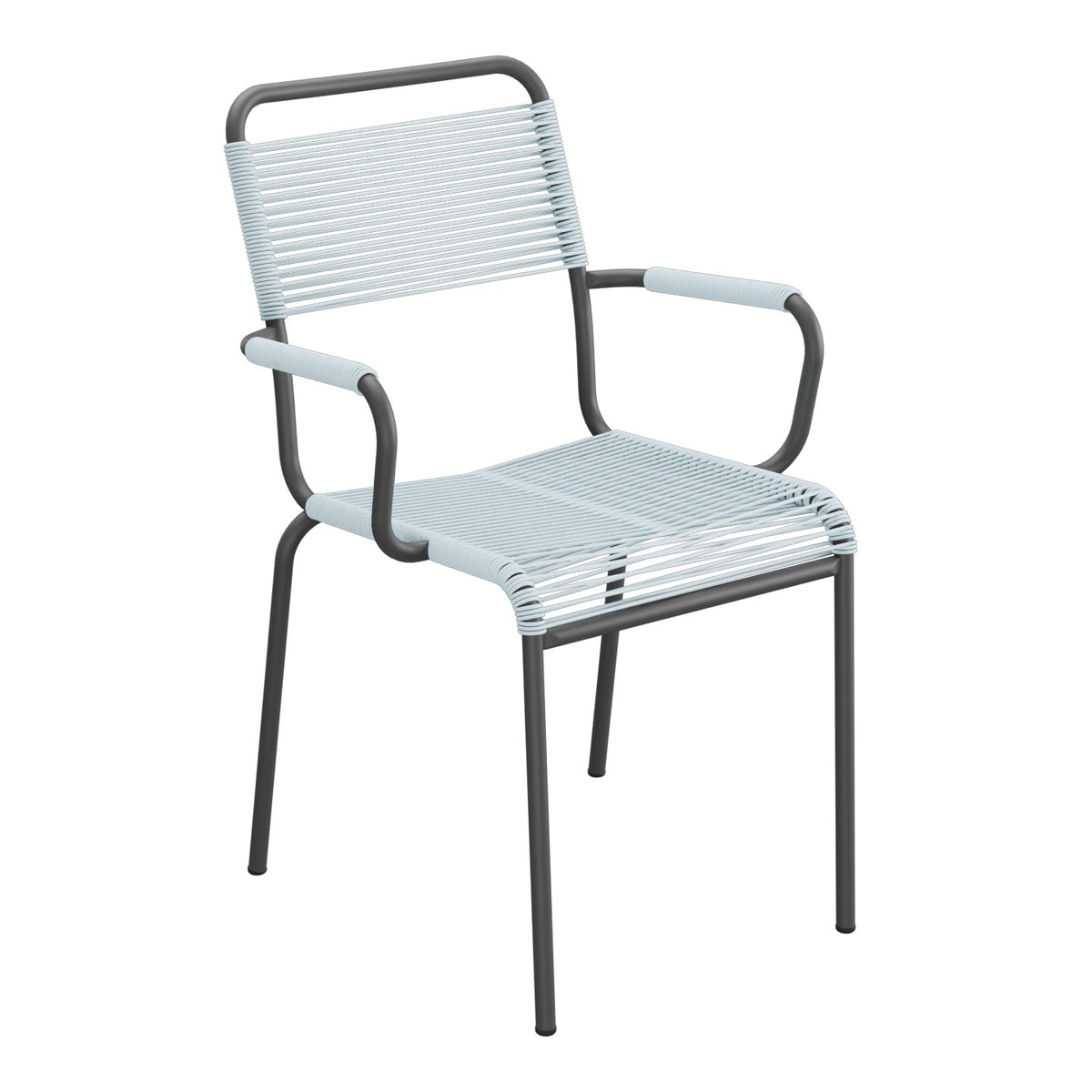 Schaffner Rigi fauteuil repas Spaghetti – Bleu Pastel 51 / Noir 91
