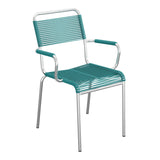 Schaffner Rigi fauteuil repas Spaghetti – Bleu Kali 56 / Galvanisé à chaud 02