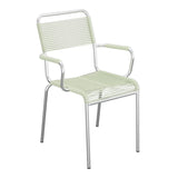 Schaffner Rigi fauteuil repas Spaghetti – Vert Pastel 64 / Galvanisé à chaud 02
