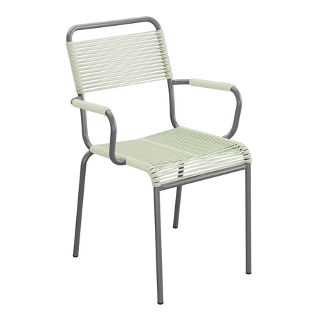 Schaffner Rigi fauteuil repas Spaghetti – Vert Pastel 64 / Graphite 73