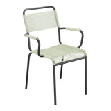 Schaffner Rigi fauteuil repas Spaghetti – Vert Pastel 64 / Anthracite 77