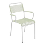 Schaffner Rigi fauteuil repas Spaghetti – Vert Pastel 64 / Gris Argent 78