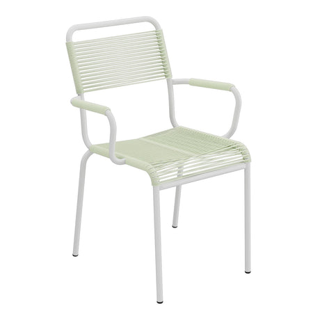 Schaffner Rigi fauteuil repas Spaghetti – Vert Pastel 64 / Gris Argent 78