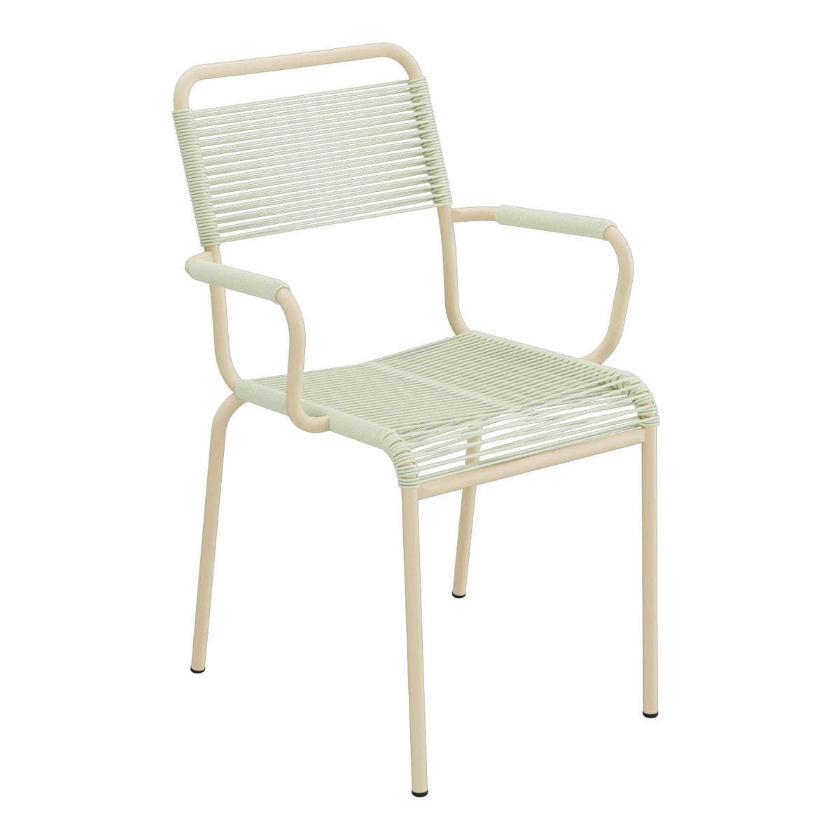 Schaffner Rigi fauteuil repas Spaghetti – Vert Pastel 64 / Marron Pastel 83