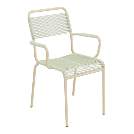 Schaffner Rigi fauteuil repas Spaghetti – Vert Pastel 64 / Marron Pastel 83